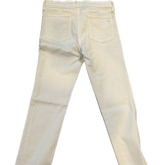 RAG & BONE SKINNY WHITE JEANS - Picture 8 of 9